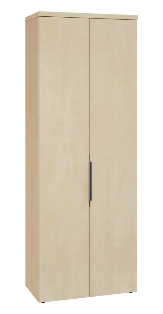 SIN 6 - 8D kancelářská skříň, 2-dveřová, 2170x800x400, bříza světlá